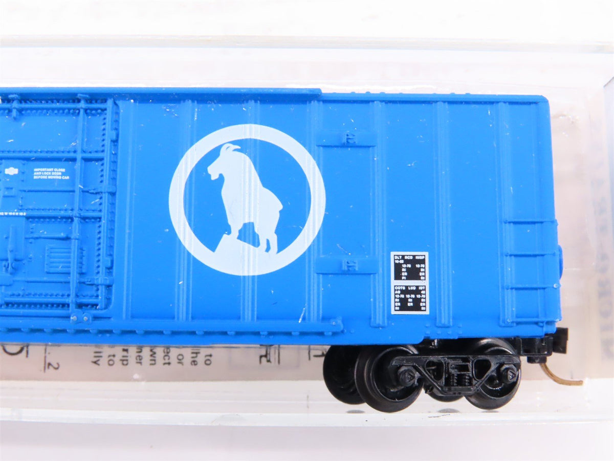 N Scale Kadee Micro-Trains MTL 27070 GN Big Sky Blue 50&#39; Box Car #138431