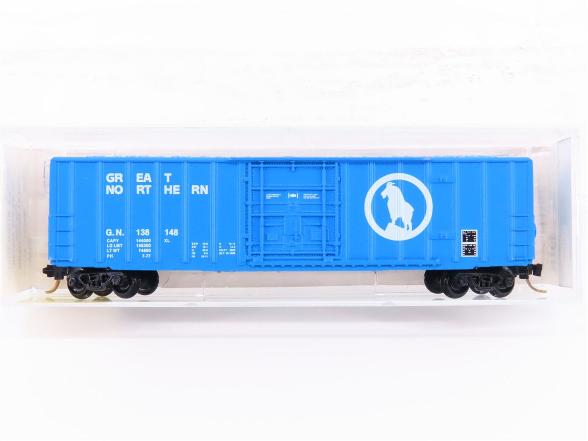 N Scale Kadee Micro-Trains MTL 27070 GN Big Sky Blue 50&#39; Box Car #138148