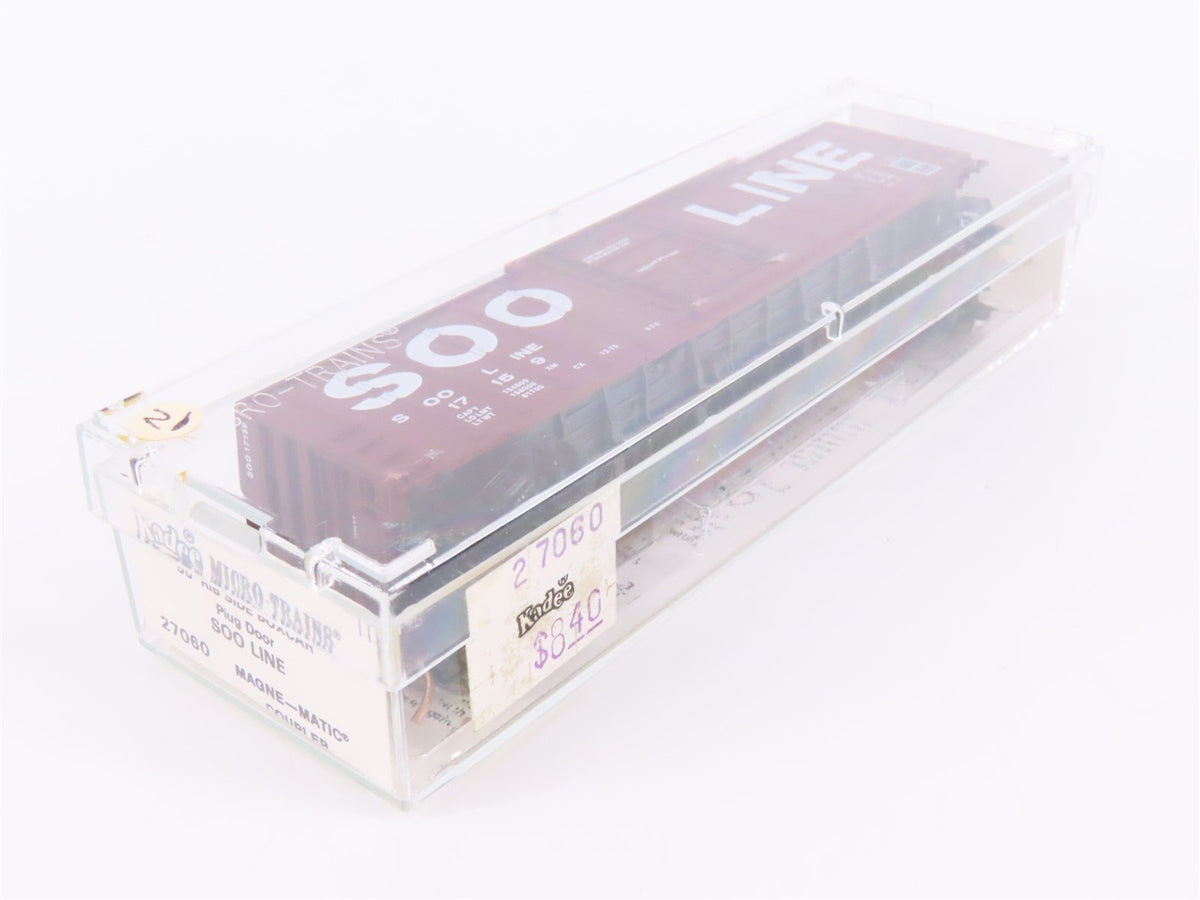 N Scale Kadee Micro-Trains MTL 27060 SOO Line 50&#39; Rib Side Box Car #17159