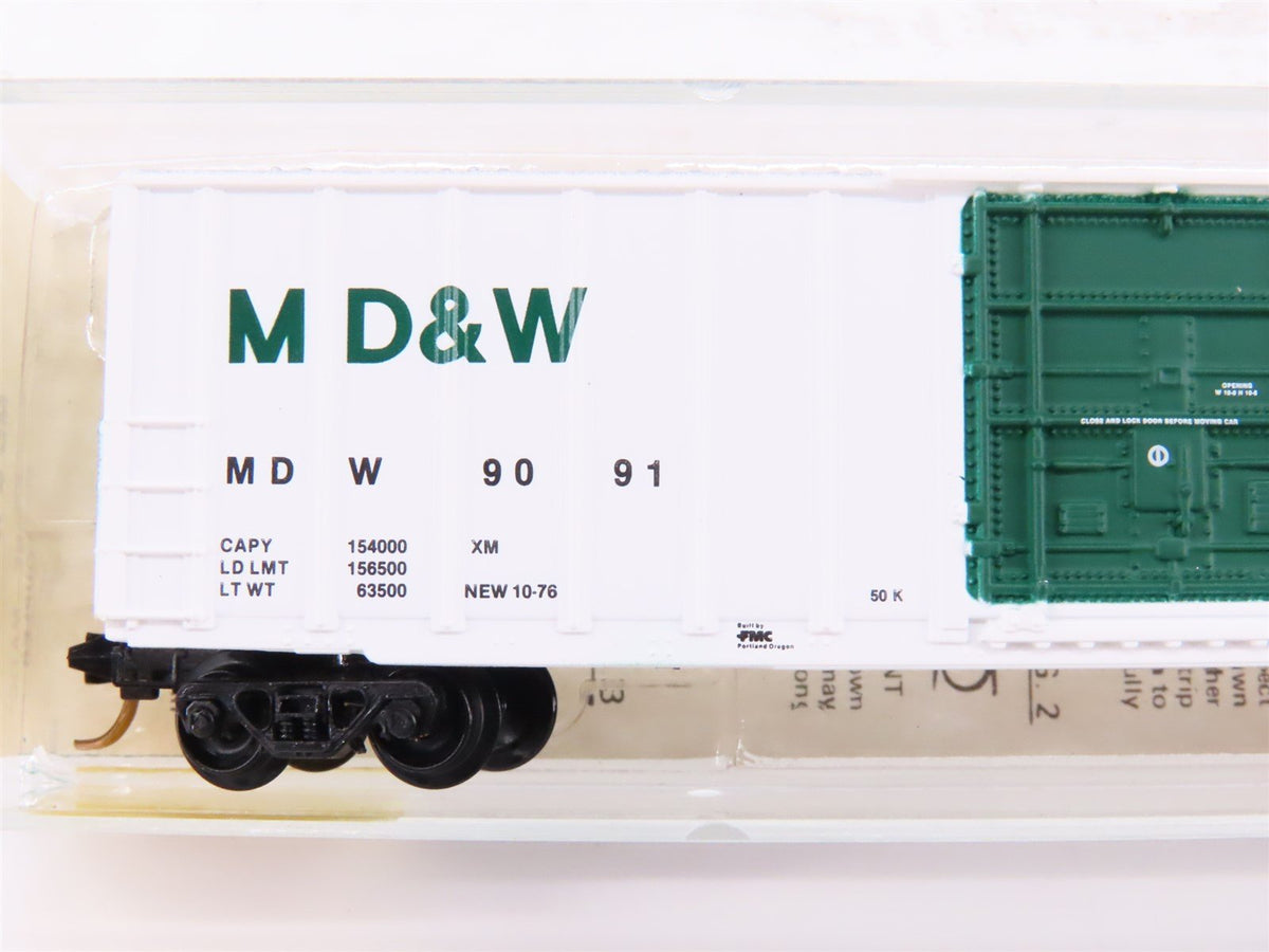 N Kadee Micro-Trains MTL 27100 MDW Minnesota Dakota &amp; Western 50&#39; Box Car #9091