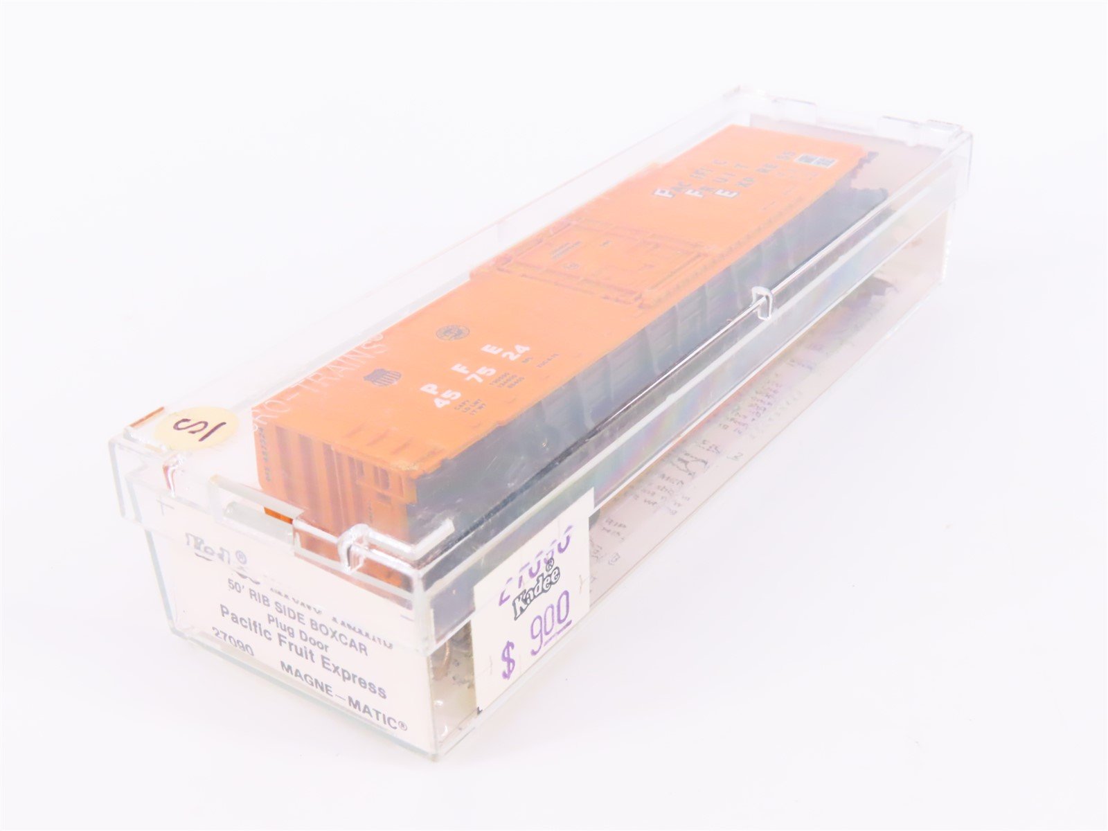 N Scale Kadee Micro-Trains MTL 27090 PFE Pacific Fruit Express Box Car #457524