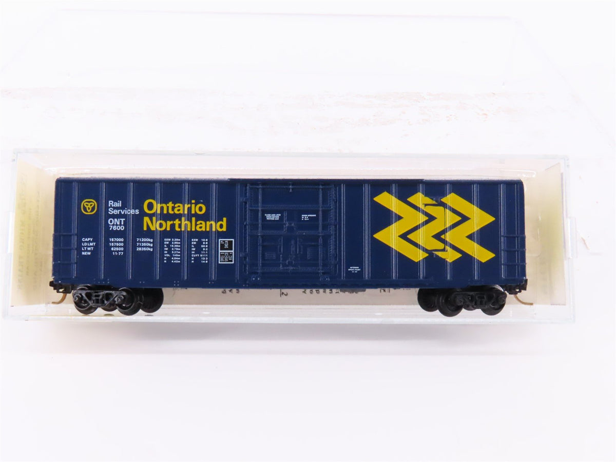 N Scale Kadee Micro-Trains MTL 27040 ONT Ontario Northland 50&#39; Box Car #7600