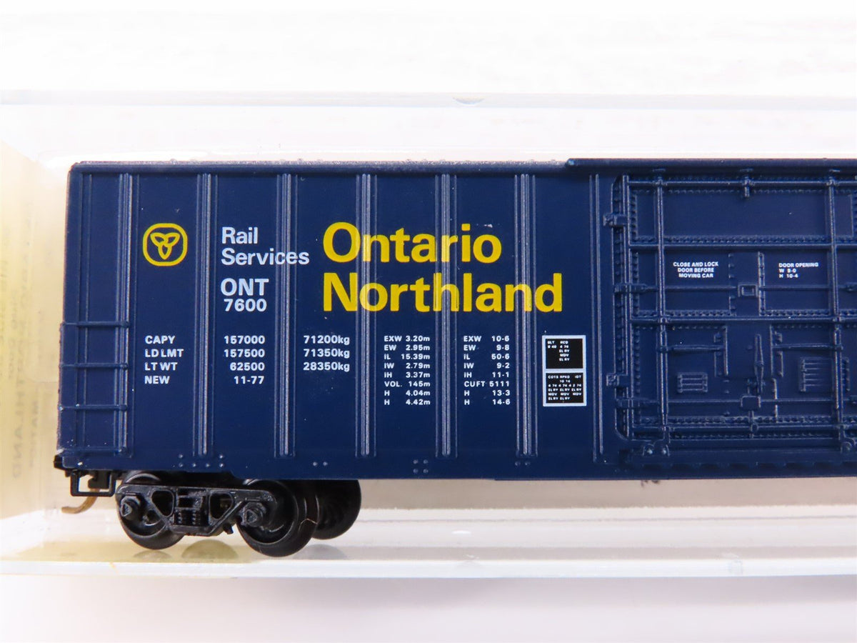 N Scale Kadee Micro-Trains MTL 27040 ONT Ontario Northland 50&#39; Box Car #7600