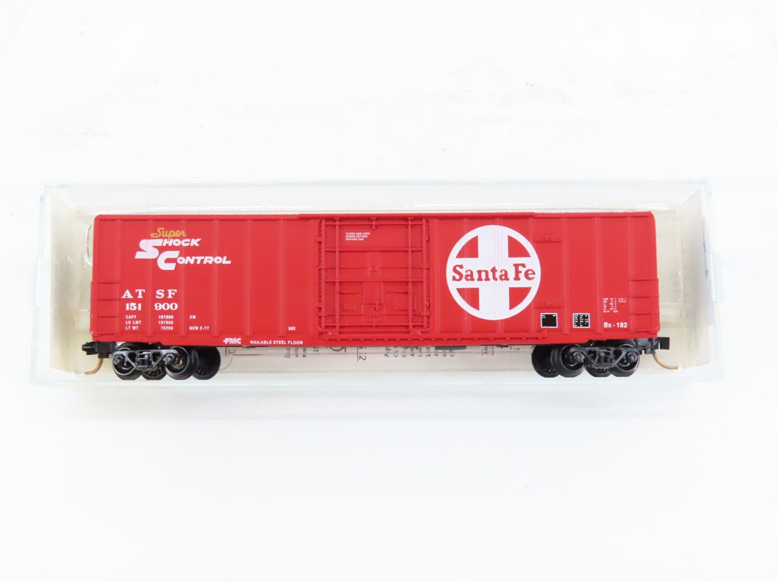 N Scale Kadee Micro-Trains MTL 27010 ATSF Santa Fe Railroad 50' Box Car #151900