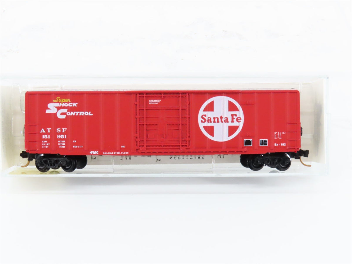 N Scale Kadee Micro-Trains MTL 27010 ATSF Santa Fe Railroad 50&#39; Box Car #151951