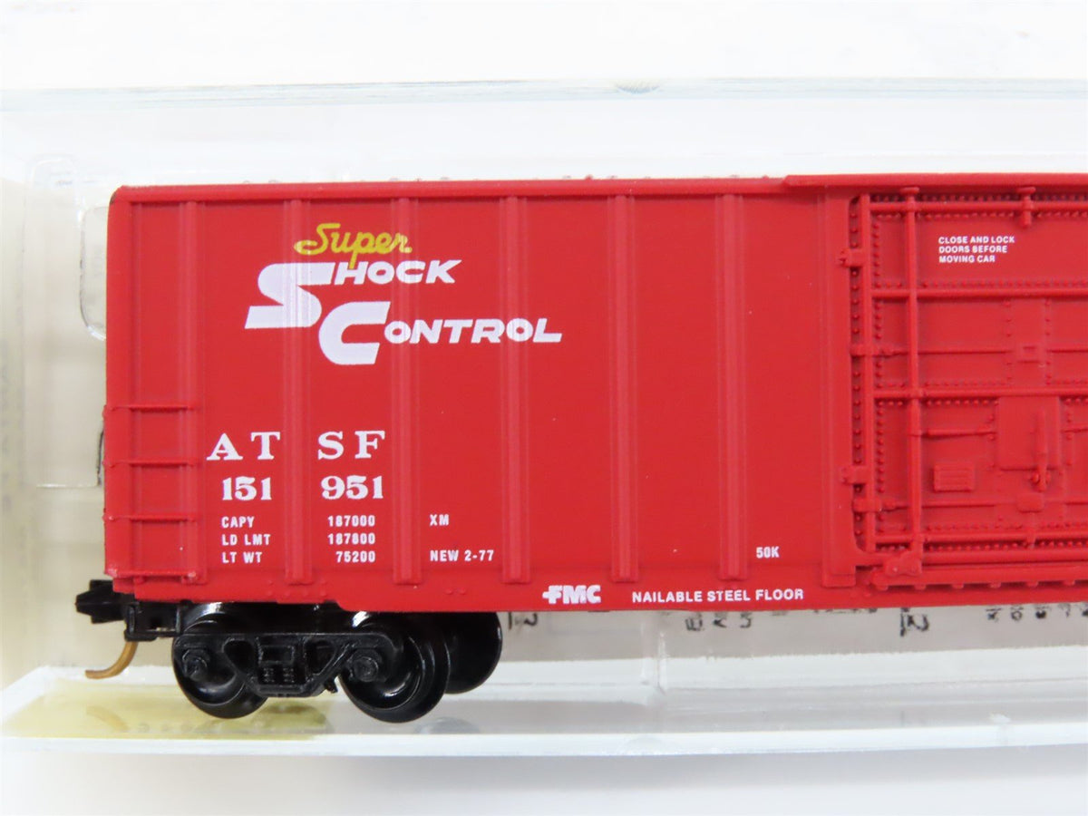 N Scale Kadee Micro-Trains MTL 27010 ATSF Santa Fe Railroad 50&#39; Box Car #151951