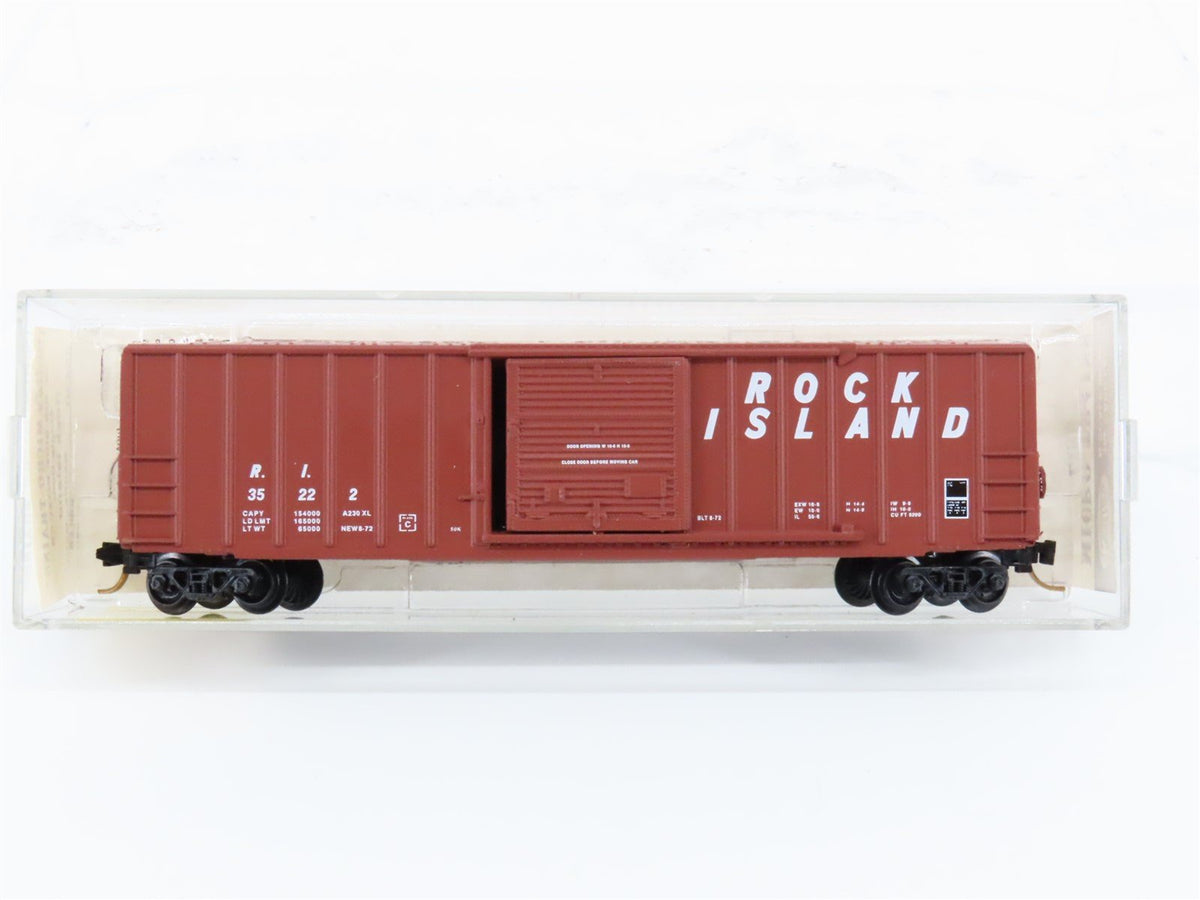 N Scale Kadee Micro-Trains MTL 25430 RI Rock Island Railroad 50&#39; Box Car #35222