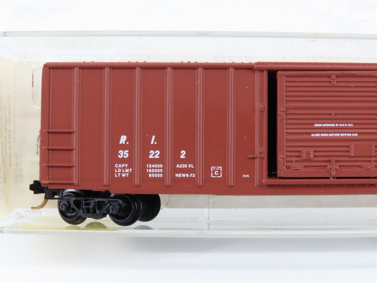 N Scale Kadee Micro-Trains MTL 25430 RI Rock Island Railroad 50&#39; Box Car #35222