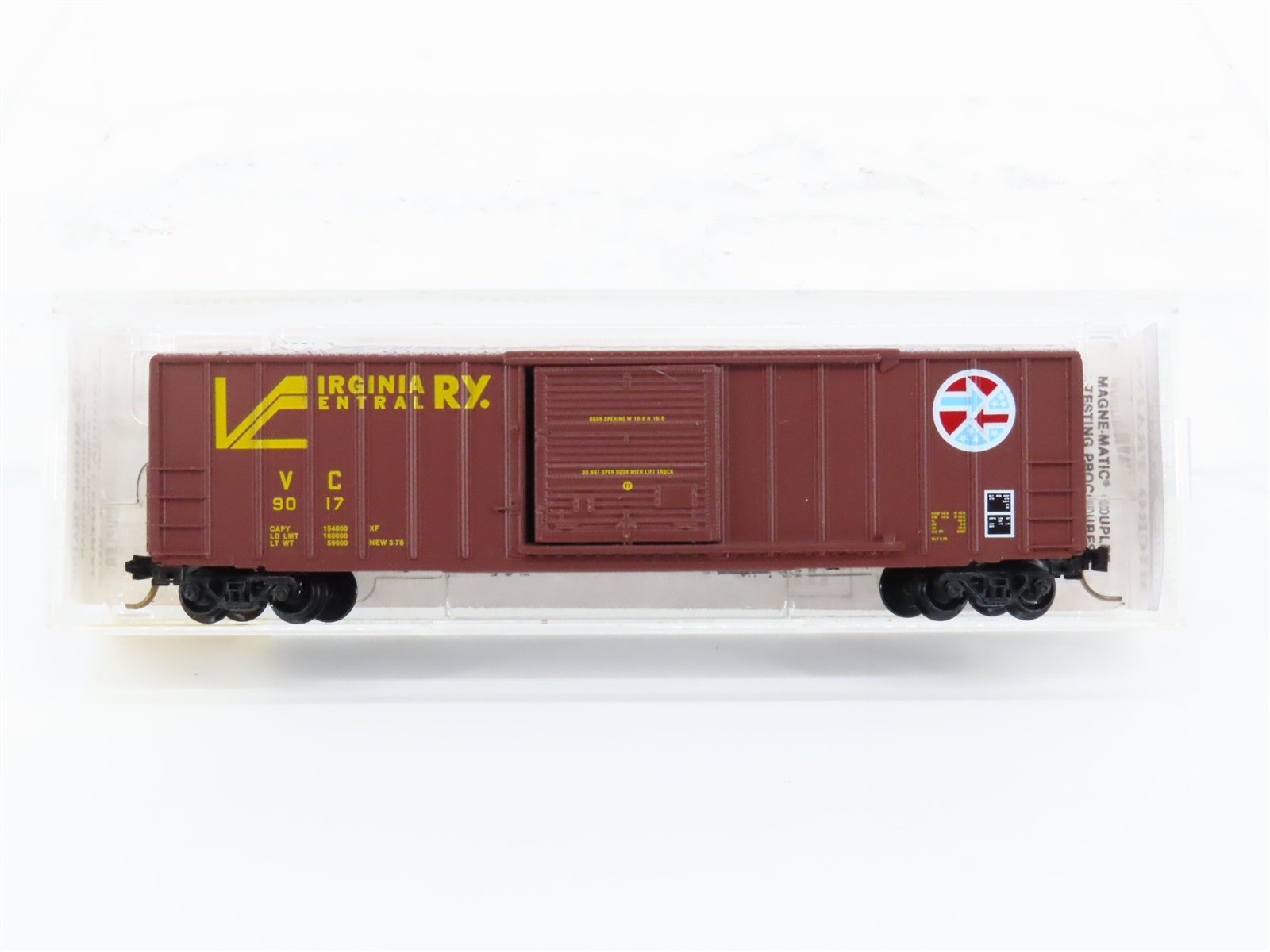 N Scale Kadee Micro-Trains MTL 25480 VC Virginia Central 50' Box Car #9017