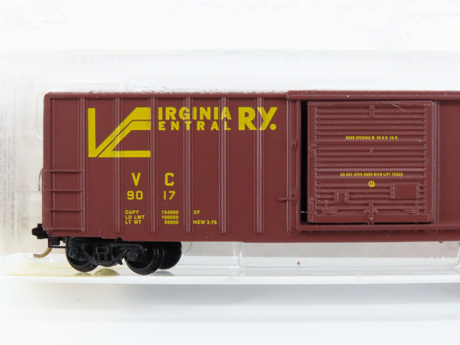 N Scale Kadee Micro-Trains MTL 25480 VC Virginia Central 50' Box Car #9017