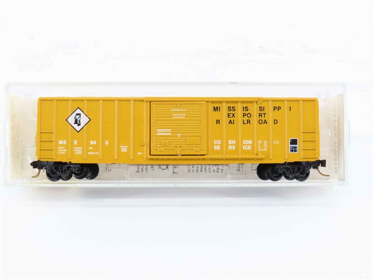 N Kadee Micro-Trains MTL 25460 MSE Mississippi Export Railroad 50&#39; Box Car #943