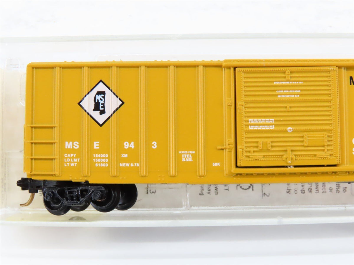 N Kadee Micro-Trains MTL 25460 MSE Mississippi Export Railroad 50&#39; Box Car #943