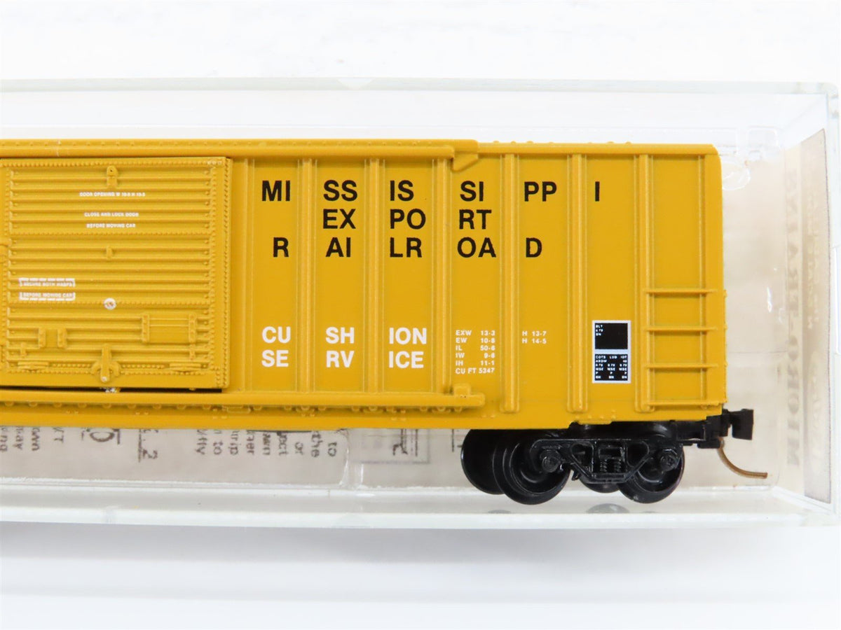 N Kadee Micro-Trains MTL 25460 MSE Mississippi Export Railroad 50&#39; Box Car #943