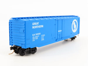 N Kadee Micro-Trains MTL 32020 GN Great Northern Big Sky Blue 50' Box Car #36800