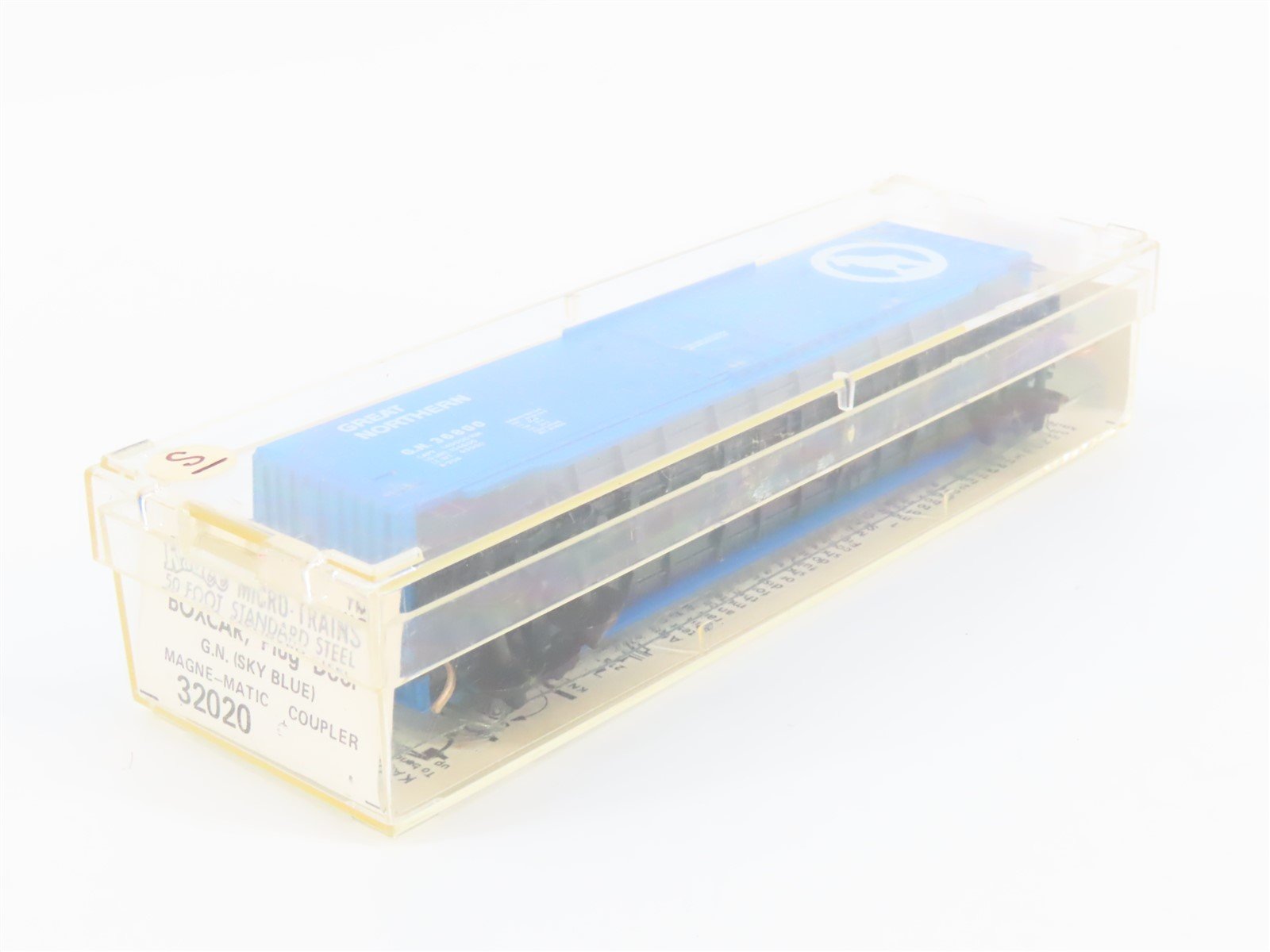 N Kadee Micro-Trains MTL 32020 GN Great Northern Big Sky Blue 50' Box Car #36800