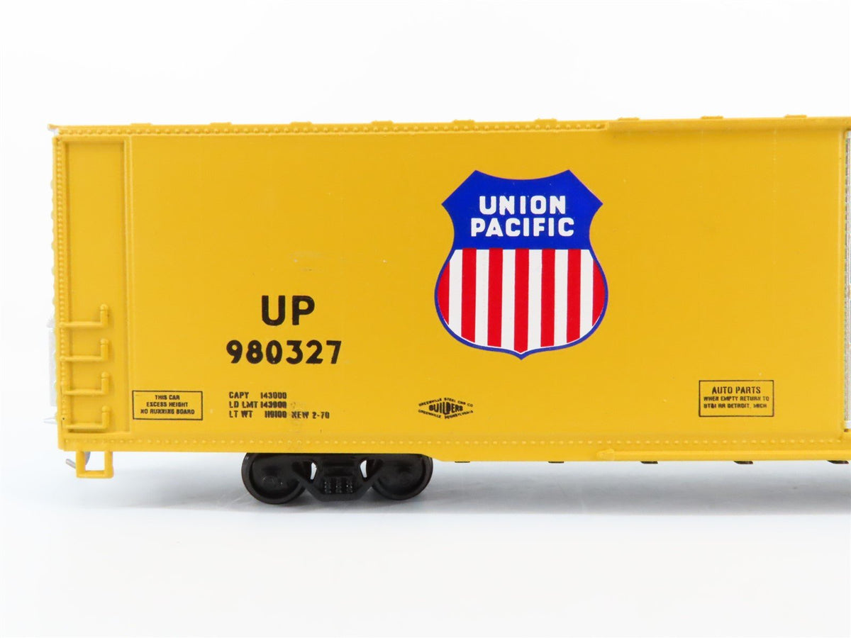 HO Scale Athearn UP Union Pacific 86&#39; Hi-Cube Auto-Parts Box Car #980327