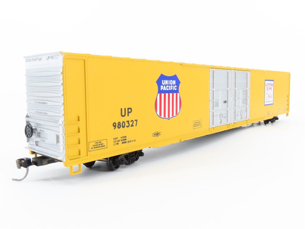 HO Scale Athearn UP Union Pacific 86&#39; Hi-Cube Auto-Parts Box Car #980327