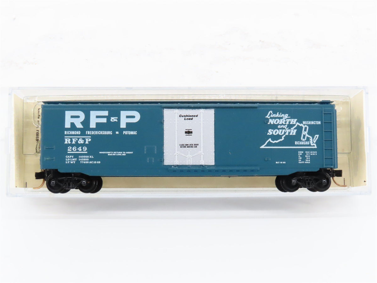 N Scale Kadee Micro-Trains MTL 32040 RF&amp;P Railroad 50&#39; Plug Door Box Car #2649