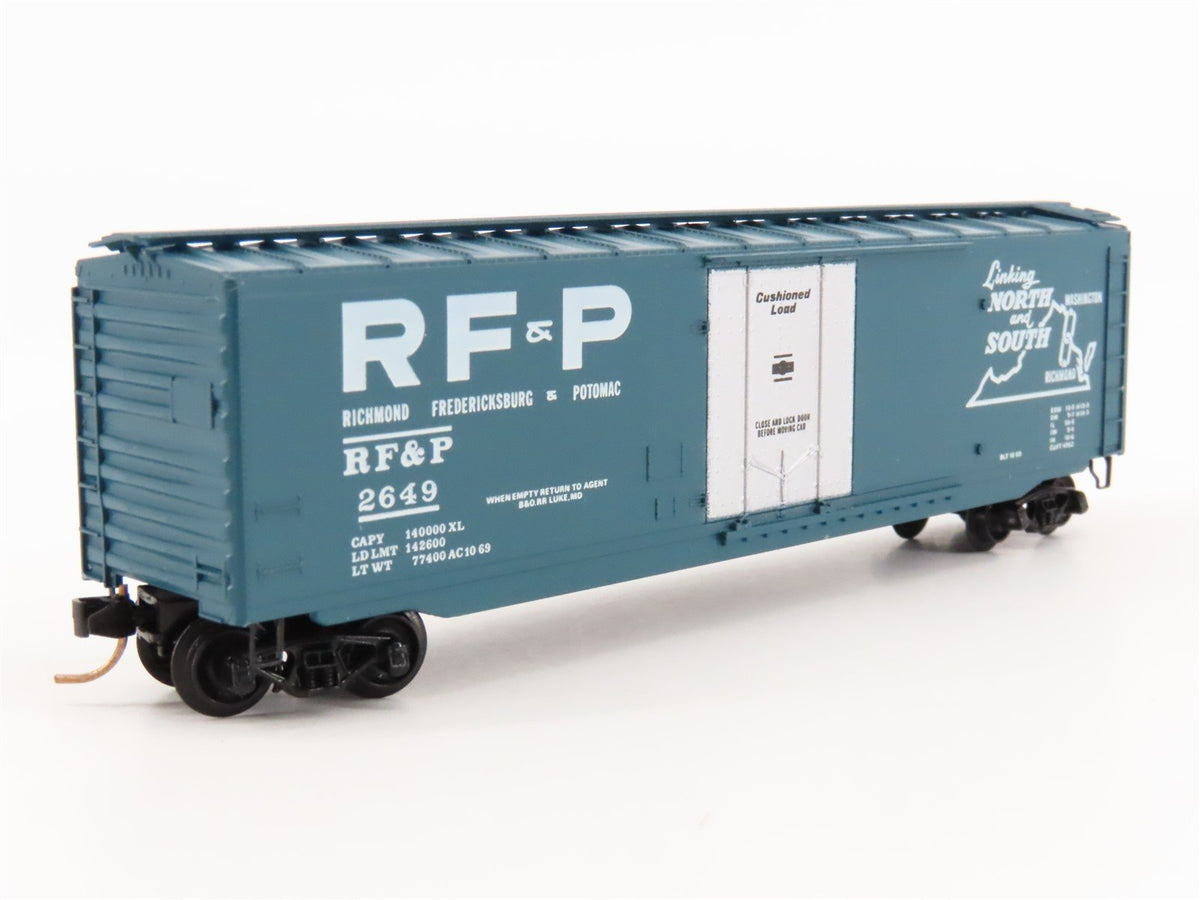 N Scale Kadee Micro-Trains MTL 32040 RF&amp;P Railroad 50&#39; Plug Door Box Car #2649