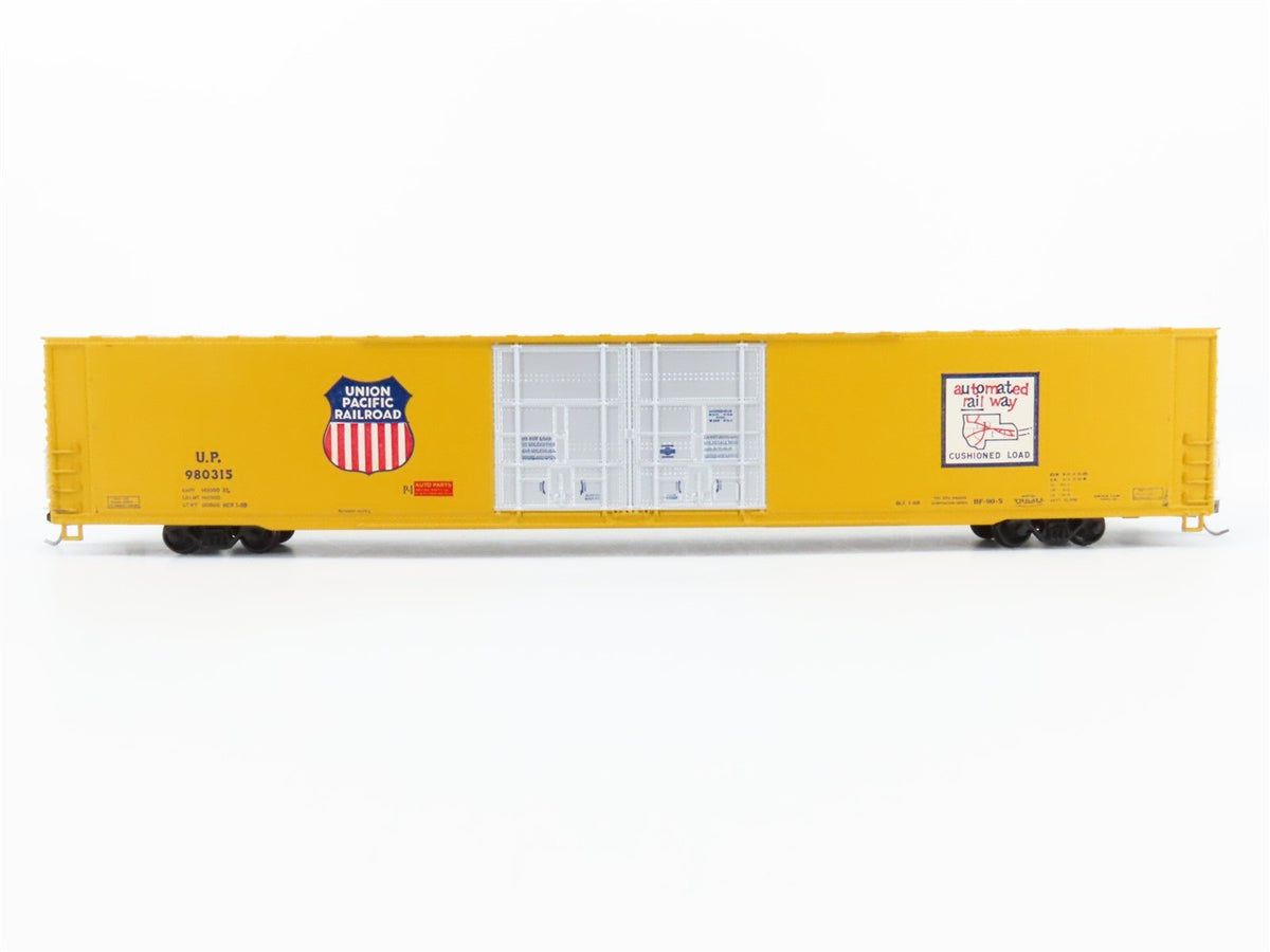 HO Scale Athearn UP Union Pacific Thrall 86&#39; Hi-Cube Auto-Parts Box Car #980315