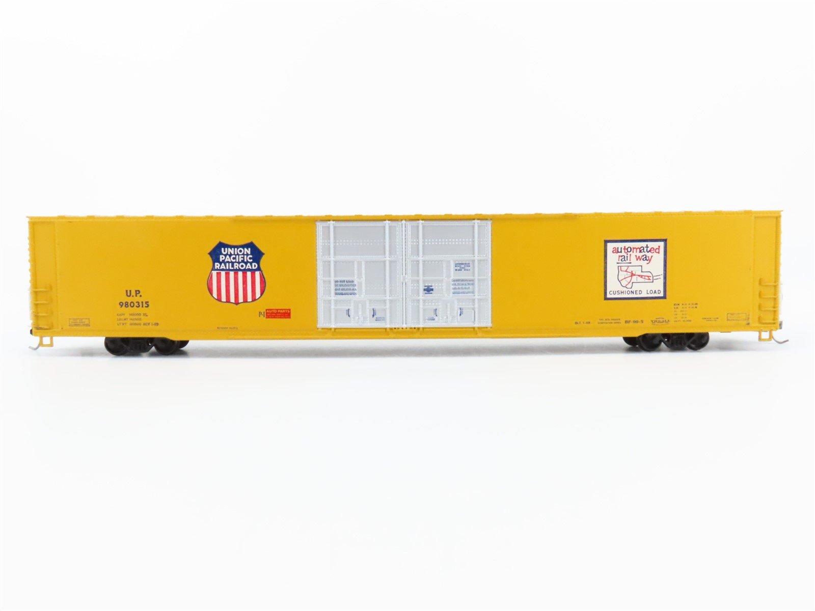 HO Scale Athearn UP Union Pacific Thrall 86' Hi-Cube Auto-Parts Box Car #980315