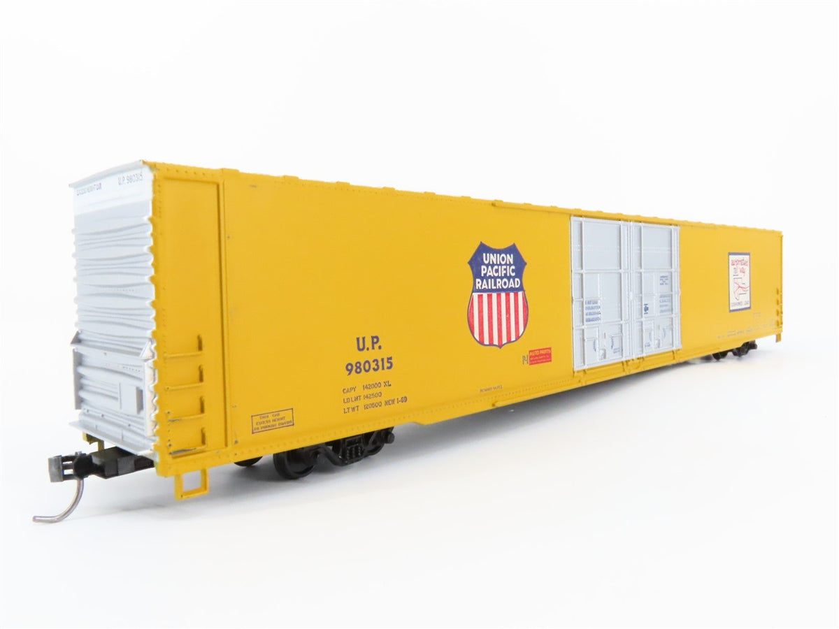 HO Scale Athearn UP Union Pacific Thrall 86&#39; Hi-Cube Auto-Parts Box Car #980315