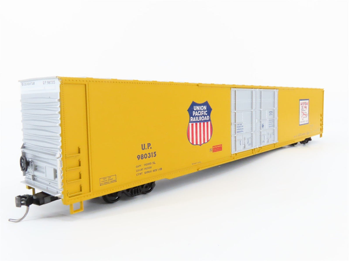 HO Scale Athearn UP Union Pacific Thrall 86&#39; Hi-Cube Auto-Parts Box Car #980315