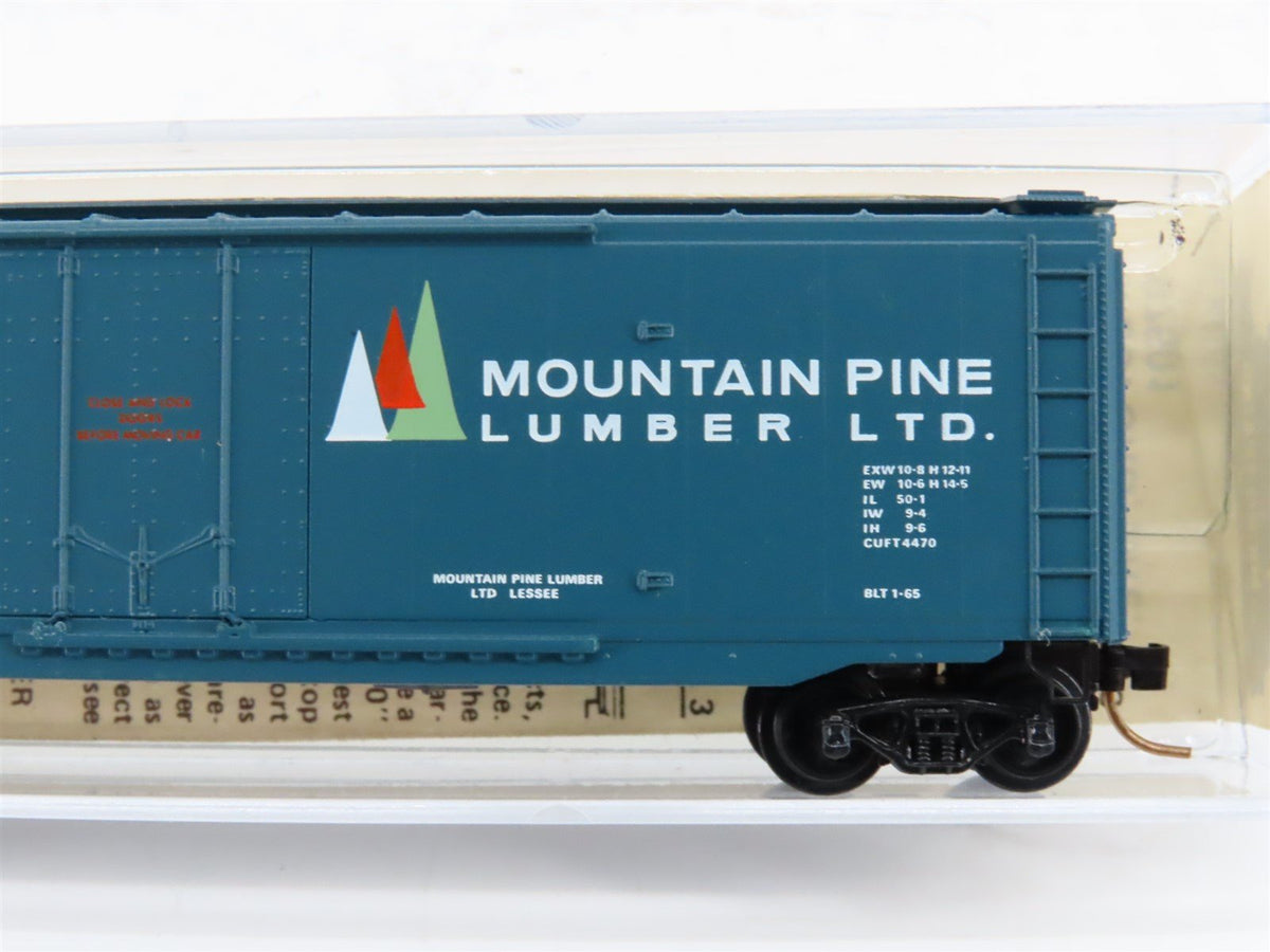 N Scale Kadee Micro-Trains MTL 32030 MPLX Mountain Pine Lumber 50&#39; Box Car #1047