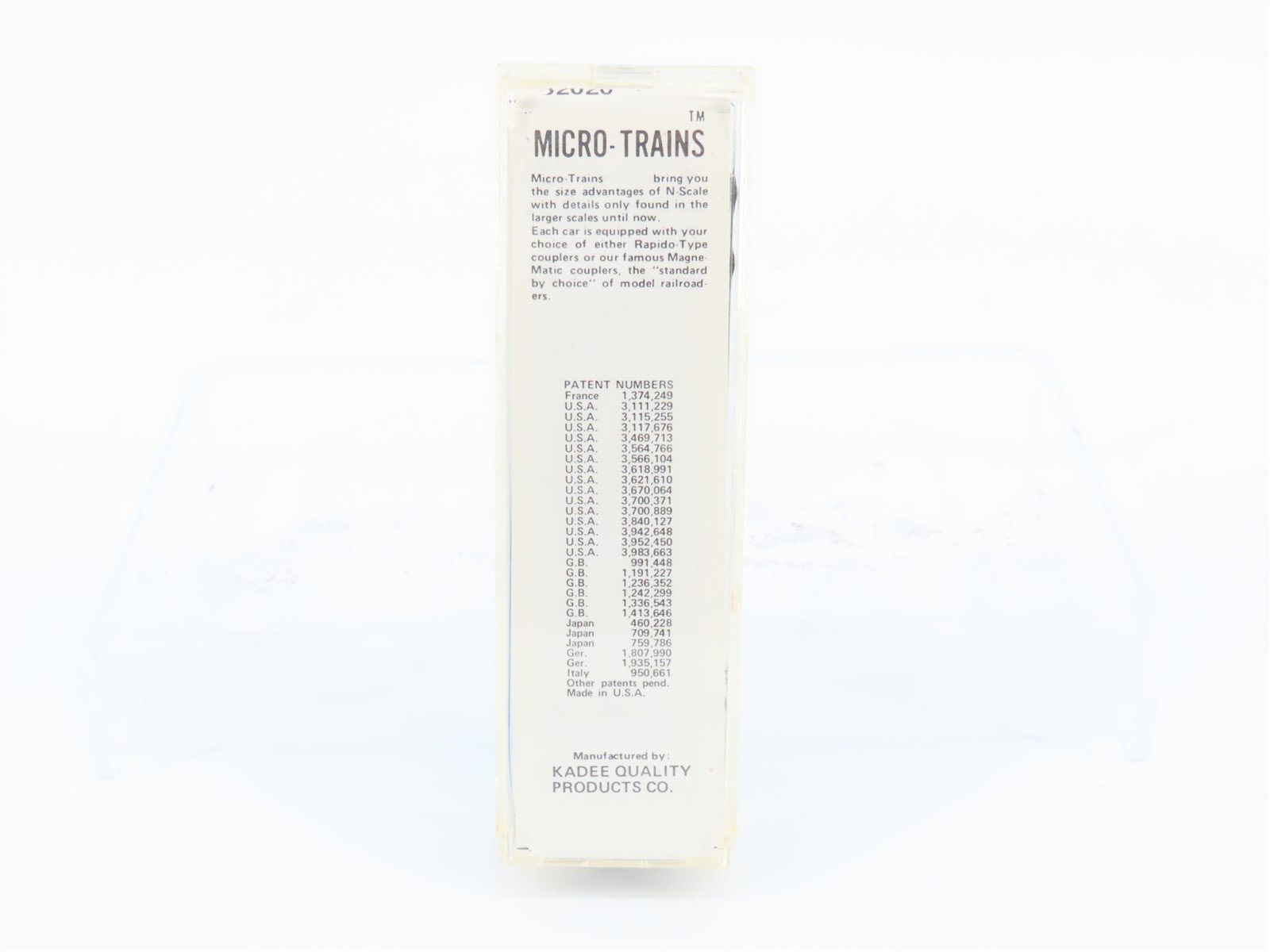 N Kadee Micro-Trains MTL 32020 GN Great Northern Big Sky Blue 50' Box Car #36800