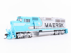 HO Scale Athearn ATH88845 Maesrk GP60M Diesel Locomotive #146 w/ DCC