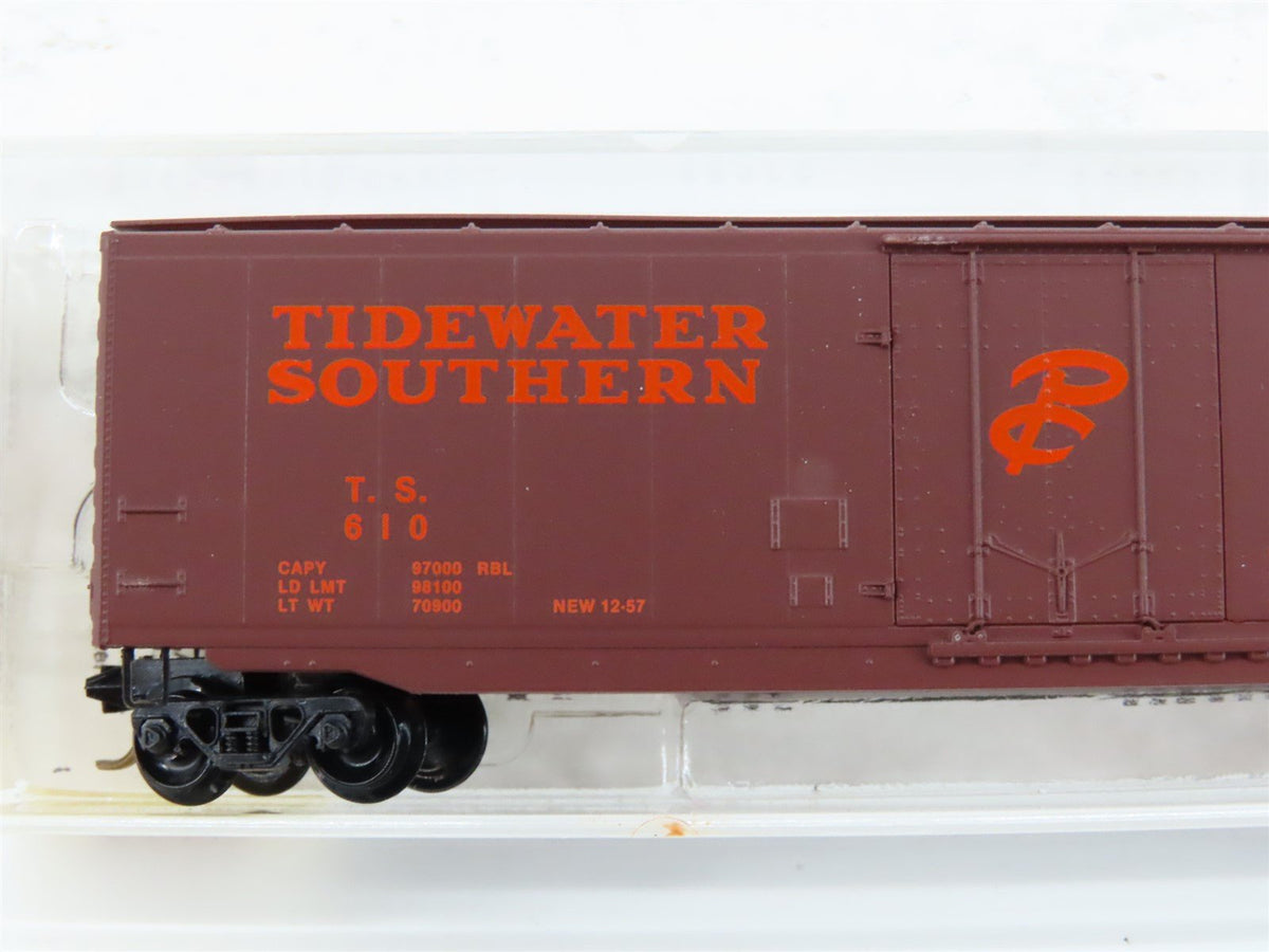 N Scale Kadee Micro-Trains MTL 32280 TS Tidewater Southern 50&#39; Box Car #610