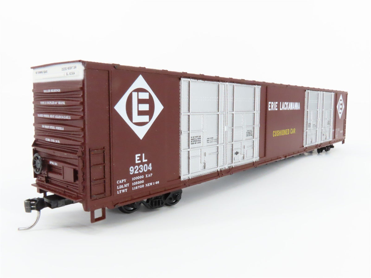 HO Scale Athearn EL Erie Lackawanna Thrall 86&#39; Hi-Cube / Auto Box Car #92304