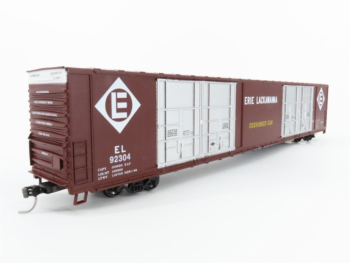 HO Scale Athearn EL Erie Lackawanna Thrall 86&#39; Hi-Cube / Auto Box Car #92304