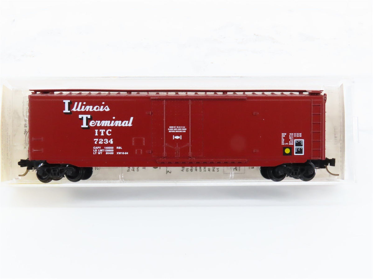 N Scale Kadee Micro-Trains MTL 32270 ITC Illinois Terminal 50&#39; Box Car #7234