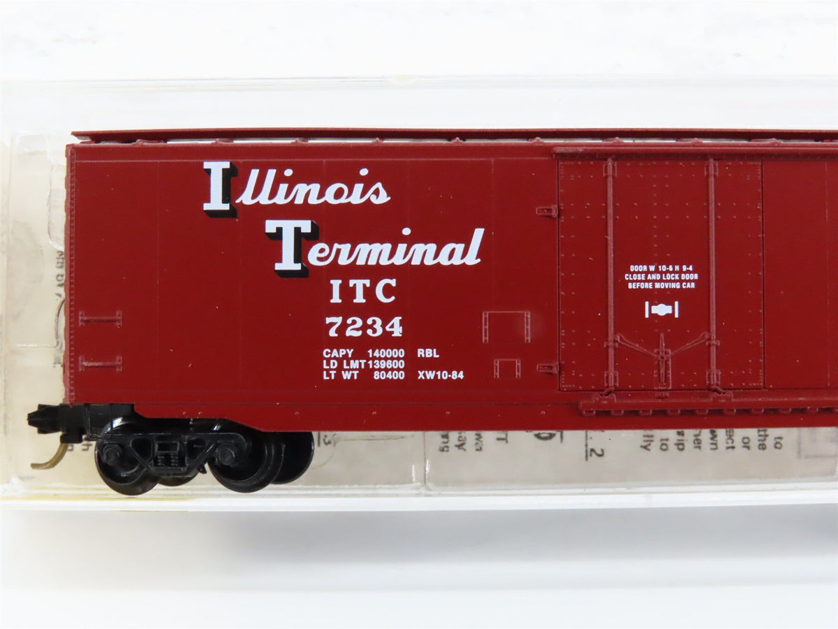 N Scale Kadee Micro-Trains MTL 32270 ITC Illinois Terminal 50&#39; Box Car #7234