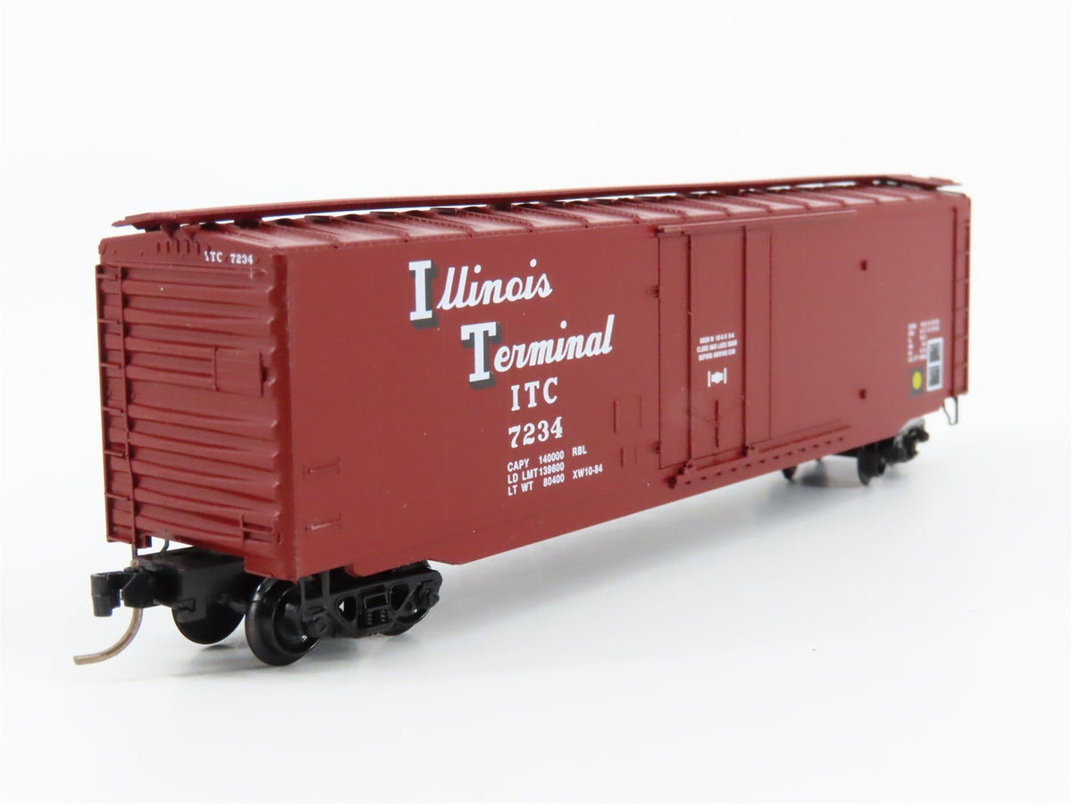 N Scale Kadee Micro-Trains MTL 32270 ITC Illinois Terminal 50&#39; Box Car #7234