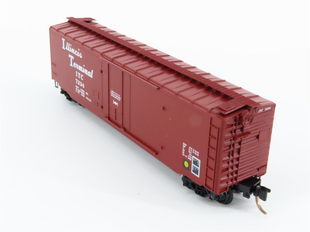 N Scale Kadee Micro-Trains MTL 32270 ITC Illinois Terminal 50&#39; Box Car #7234