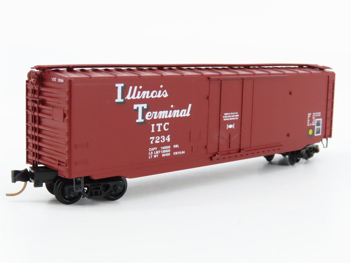 N Scale Kadee Micro-Trains MTL 32270 ITC Illinois Terminal 50&#39; Box Car #7234