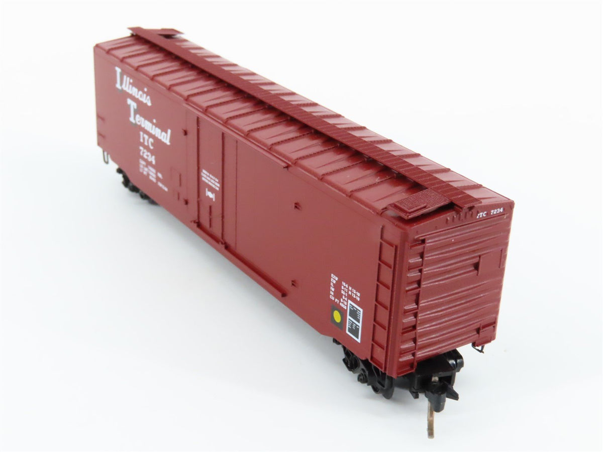 N Scale Kadee Micro-Trains MTL 32270 ITC Illinois Terminal 50&#39; Box Car #7234