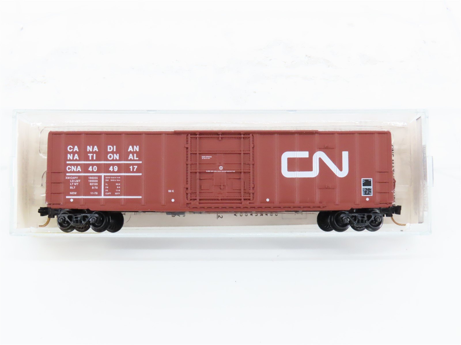 N Scale Kadee Micro-Trains MTL 27110 CN Canadian National 50' Box Car #404917