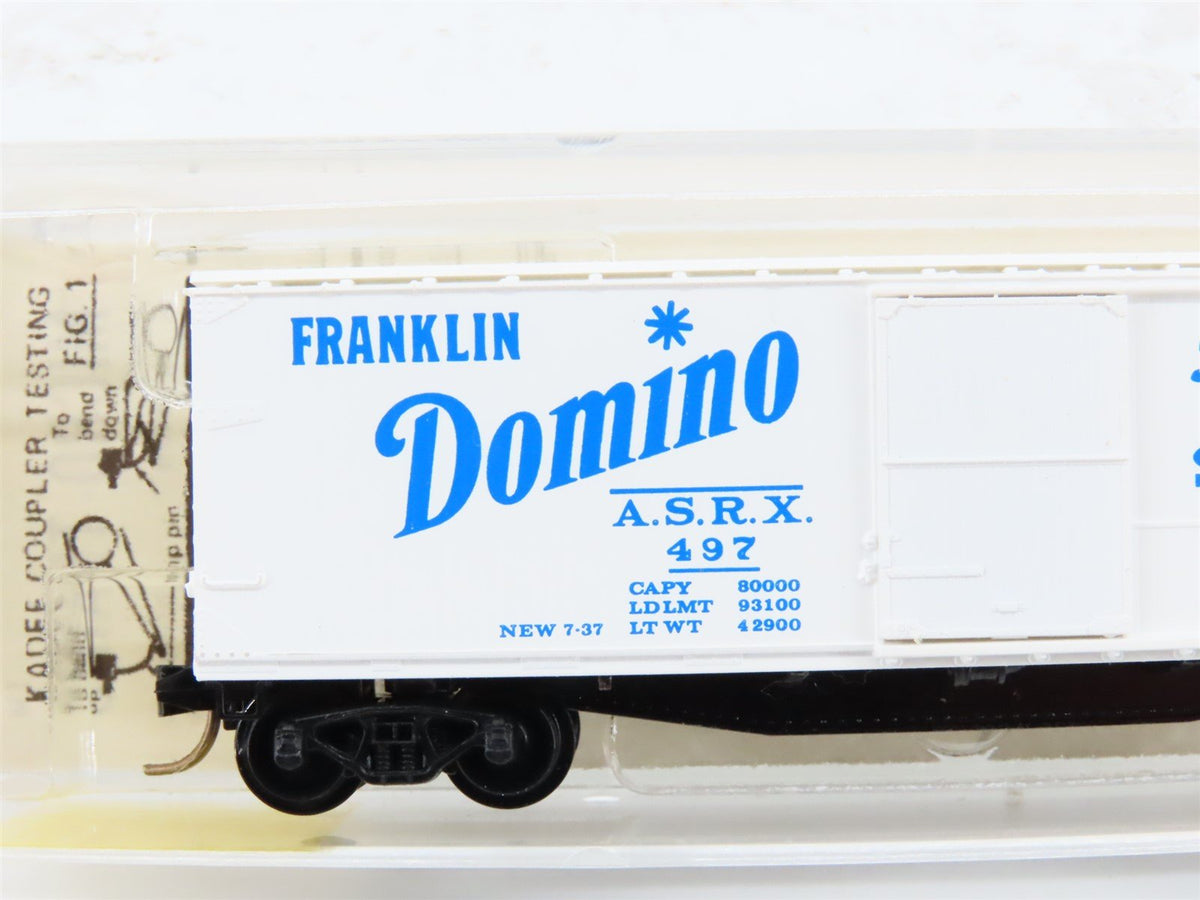 N Scale Kadee Micro-Trains MTL 42020 ASRX Domino Sugars 40&#39; Box Car #497