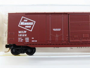 N Scale Kadee Micro-Trains MTL 33100 MILW Milwaukee Road 50' Box Car #12122