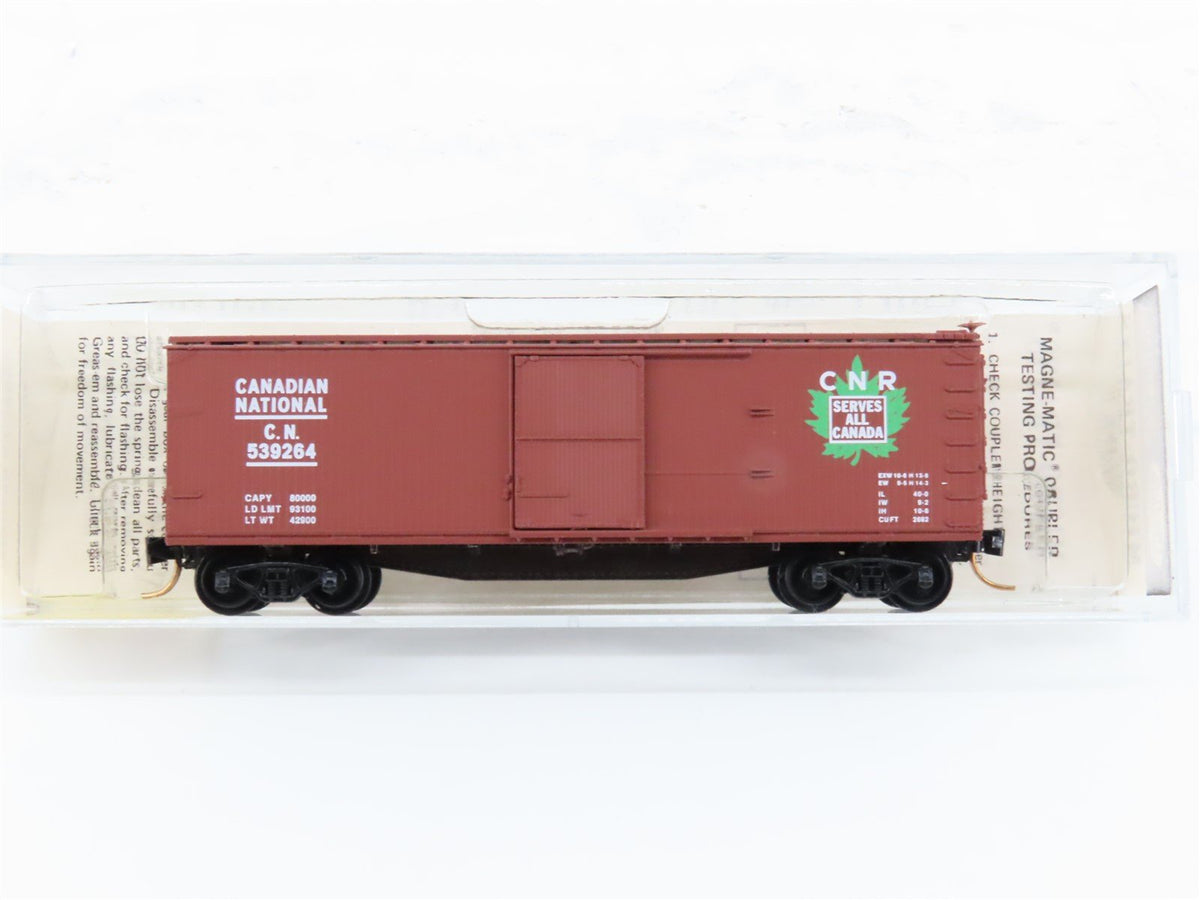 N Scale Kadee Micro-Trains MTL 39040 CN Canadian National 40&#39; Box Car #539264