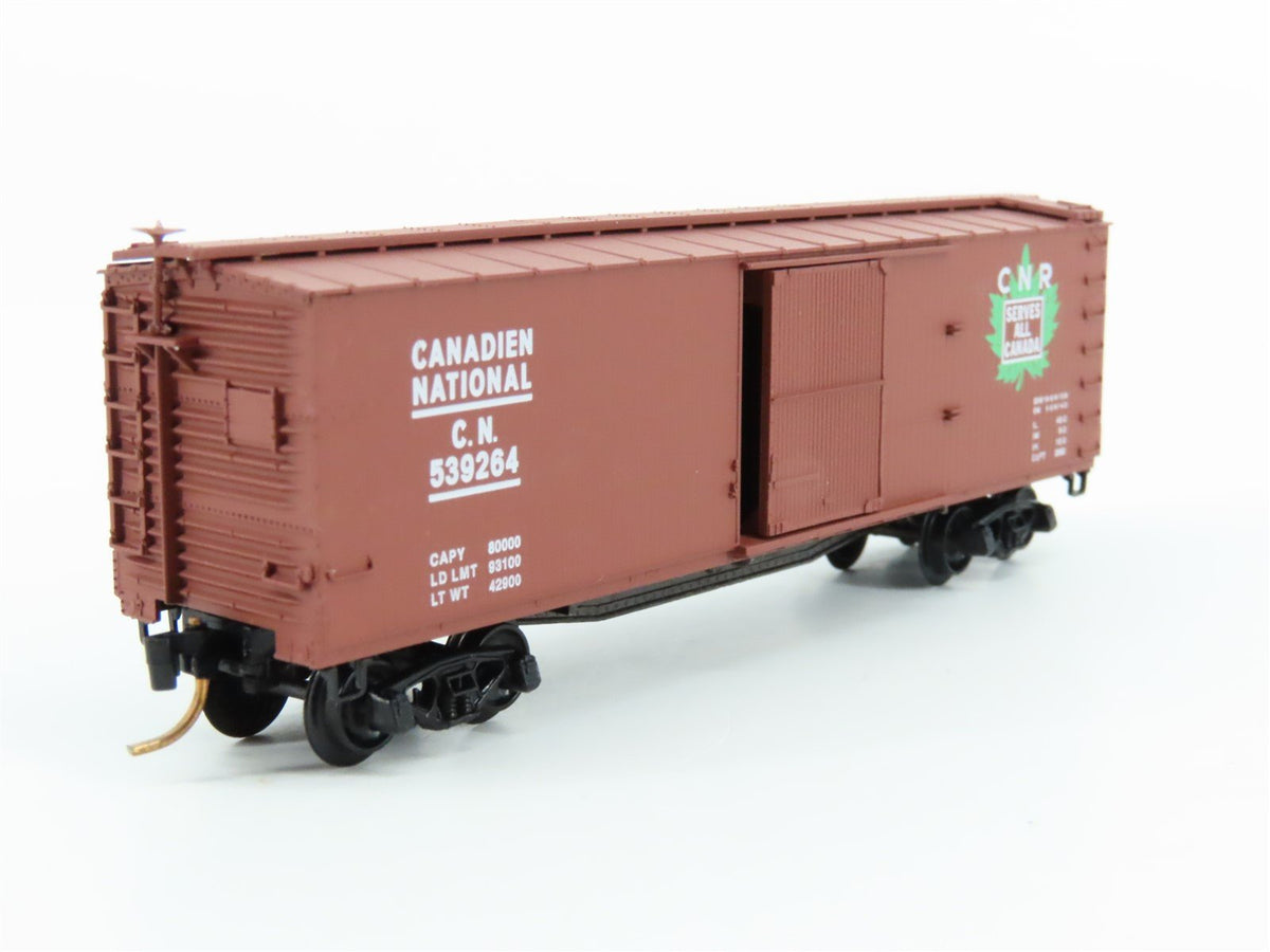 N Scale Kadee Micro-Trains MTL 39040 CN Canadian National 40&#39; Box Car #539264