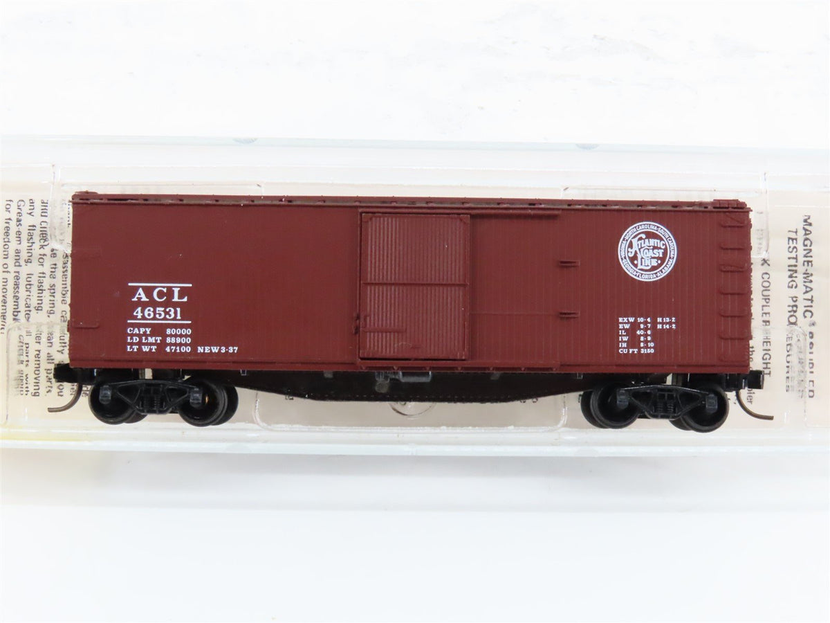 N Scale Kadee Micro-Trains MTL 39080 ACL Atlantic Coast Line 40&#39; Box Car #46531