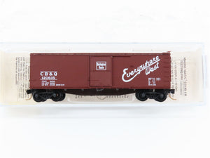 N Scale Kadee Micro-Trains MTL 39050 CB&Q Burlington Route 40' Box Car #120635