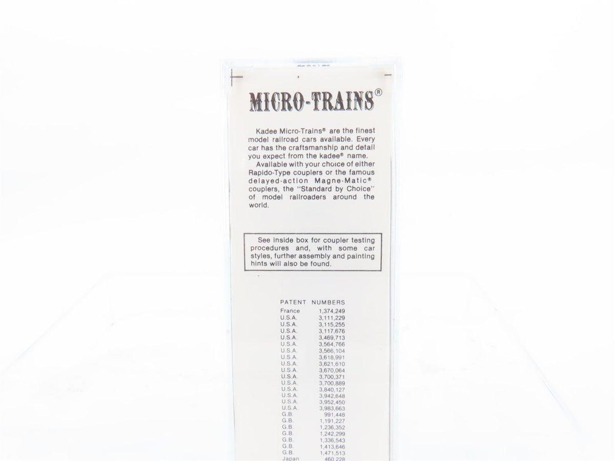 N Scale Kadee Micro-Trains MTL 39050 CB&amp;Q Burlington Route 40&#39; Box Car #120635