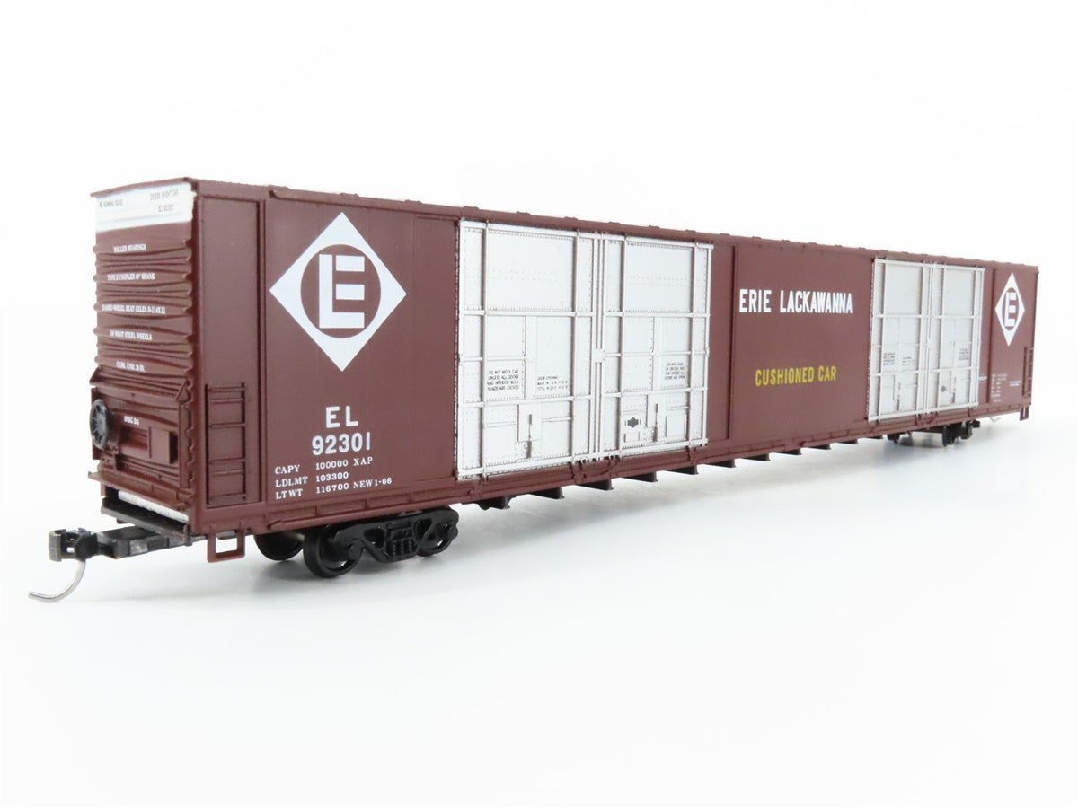 HO Scale Athearn EL Erie Lackawanna 86&#39; Hi-Cube / Auto Box Car #92301