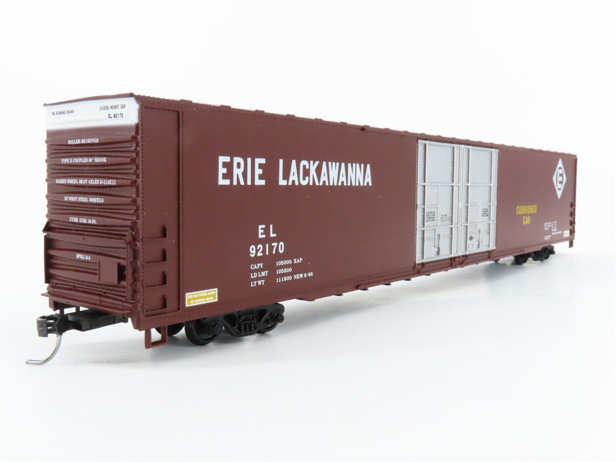 HO Scale Athearn EL Erie Lackawanna 86&#39; Hi-Cube / Auto Box Car #92170