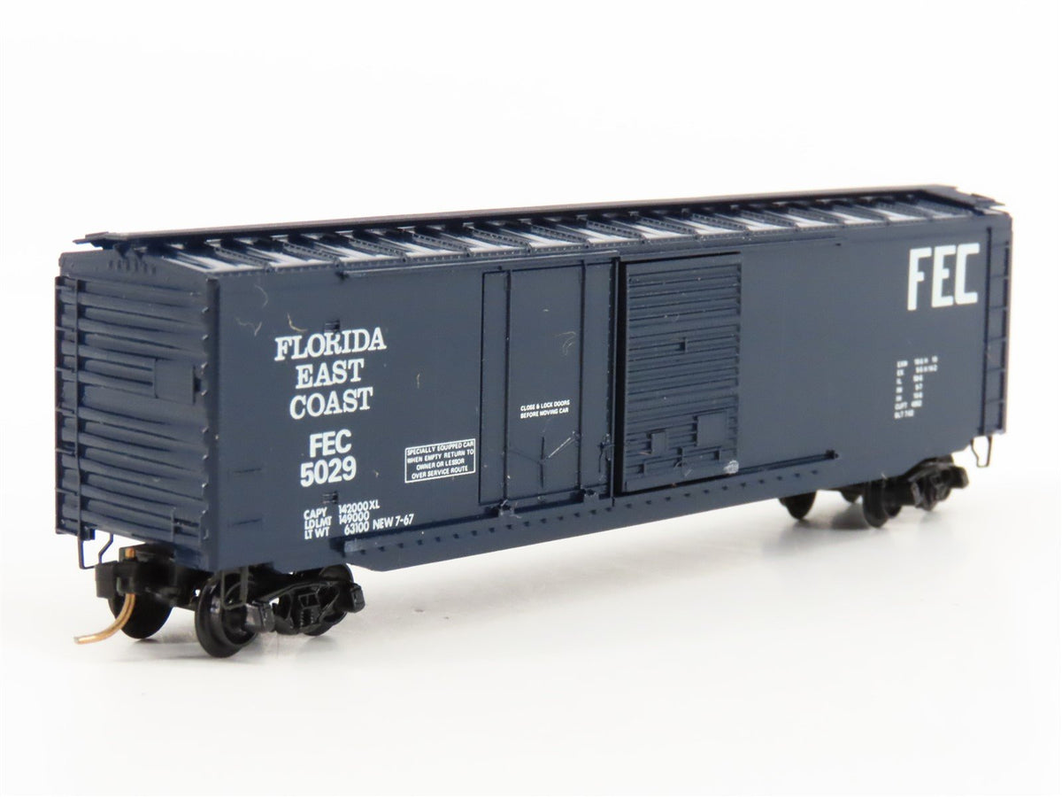 N Scale Kadee Micro-Trains MTL 33081 FEC Florida East Coast 50&#39; Box Car #5029